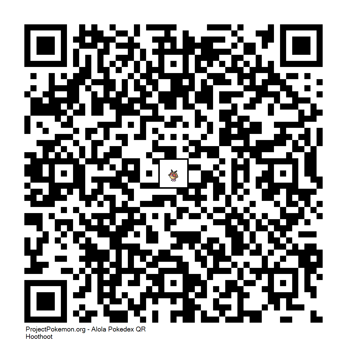 Cdigo QR de Hoothoot